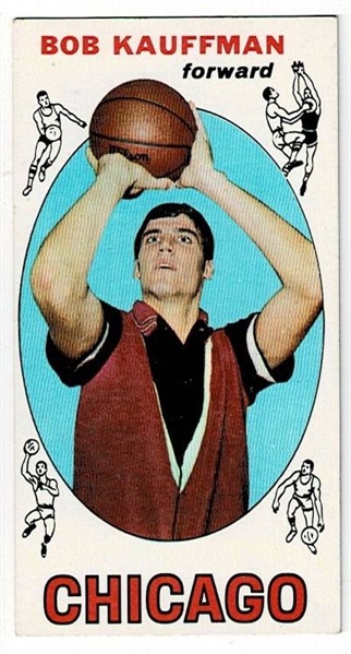 1969 Topps Basketball #48 Bob Kauffman - Chicago Bulls RC